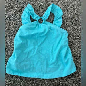 Janie and Jack RUFFLE HALTER RING TOP